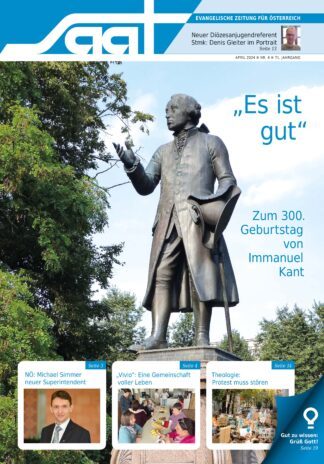 April-„SAAT“: „Es ist gut“ – zum 300. Geburtstag von Immanuel Kant